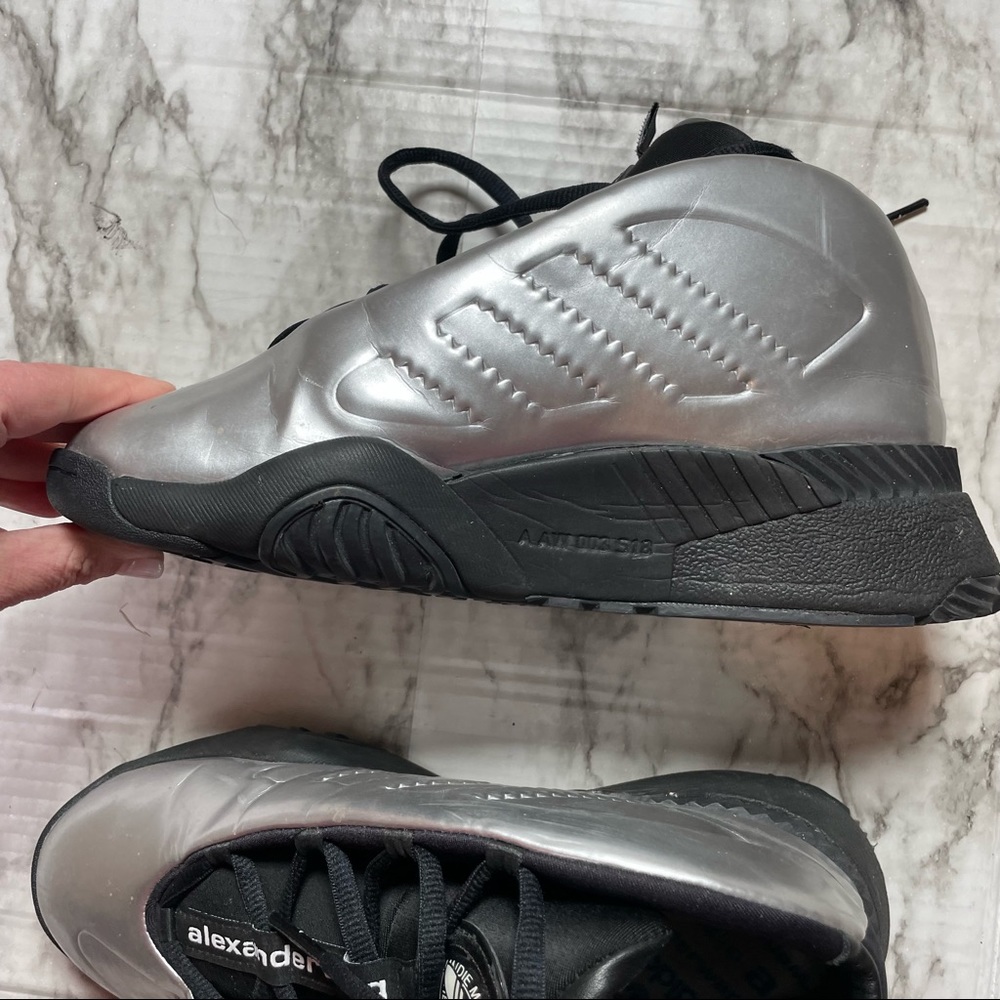 Alexander Wang x Adidas Futureshell Platinum Metallic Silver Sneaker - Picture 6 of 10